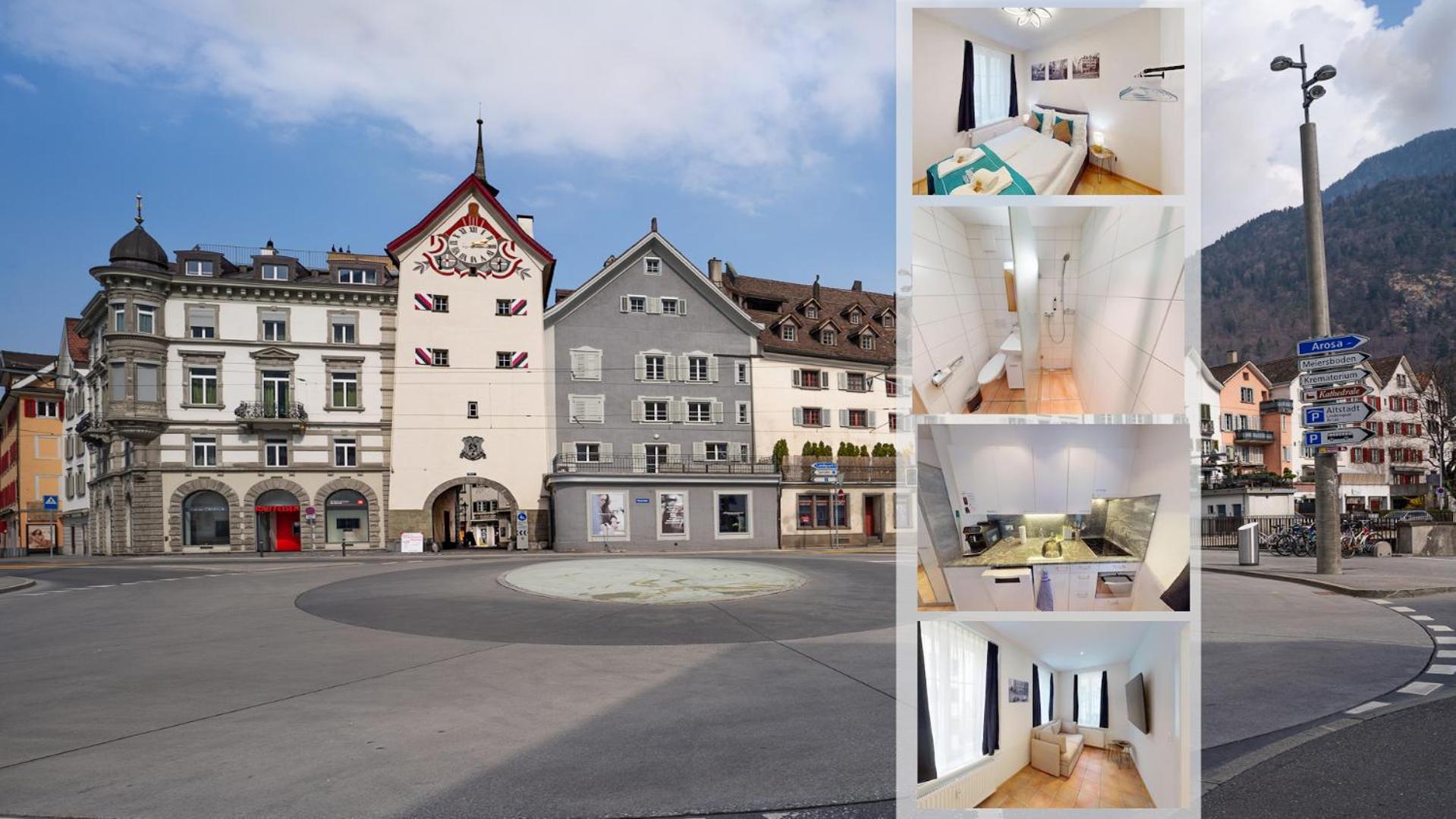 2 Zimmerwohnung - Zentral - 65“ Tv - Arbeitsplatz Кур Екстер'єр фото